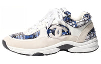 CHANEL Sneaker 'White Blue'