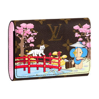 LOUIS VUITTON Victorine Wallet Monogram Vivienne Wisteria Pink