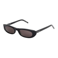 SAINT LAURENT Acetate Irregular Shape Sunglasses Men's Black