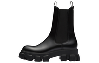 PRADA Monolith Crew Chelsea Boots Men's Black