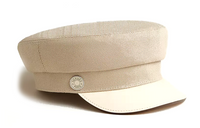 HERMES Cotton-Elastane Blend Berets Women's Brown