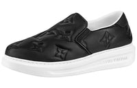 LOUIS VUITTON Beverly Hills Stylish Skateboarding Shoes Men's Black