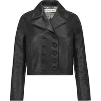 DIOR Leather Jacket Women's Black