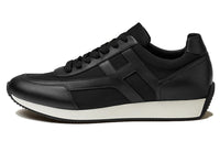 HERMES Chris Low Top Casual Shoes Men's Black