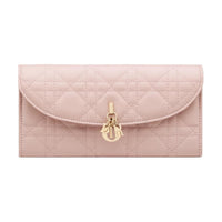DIOR My Dior Lambskin Wallet Women's Light Pink