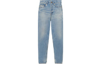 SAINT LAURENT High Waist Cropped Jeans