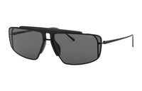 PRADA Irregular Shape Sunglasses Men's Black