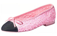 CHANEL Flat Shoes Casual Shoes Women's Pink