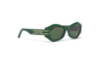 DIOR Plate Frame Irregular Shape Glasses Unisex