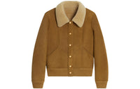CELINE FW23 Leather Jackets Coats Women's Brown