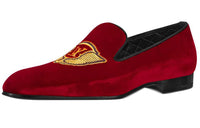 LOUIS VUITTON Auteuil Loafers Men's Red