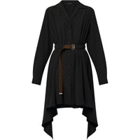 LOUIS VUITTON SS24 Long-Sleeved Dresses Women's Black