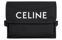 CELINE Fabric, Polyamide Messenger Bag, Crossbody Bag, Shoulder Bag Men's Black