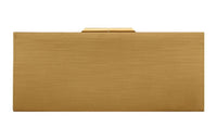 SAINT LAURENT Cotton Portable One Shoulder Clutch Small Size Women's Gold