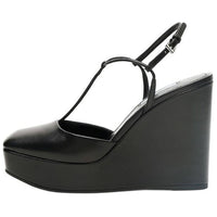 PRADA Wedge Heel High Heels Women's Black