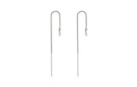 SAINT LAURENT Drop Earrings Women's Silver