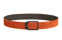 HERMES Cone Buckle, Smooth Buckle Belt Men's Orange/Gray Width 3.8cm