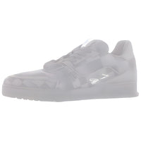 LOUIS VUITTON Trainer Slip-Resistant Low-Top Skateboard Shoes Men's Gray White