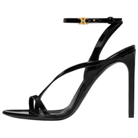 CELINE Triomphe AVA One Strap Sandals 10.5cm Women's Black