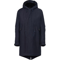 PRADA Parka Coats Men's Midnight Blue