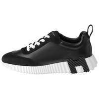 HERMES Bouncing Low-Top Casual Shoes 4cm Women's Black