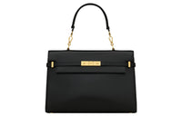 SAINT LAURENT Cow Leather Handbag Regular Women's Black