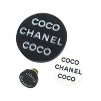CHANEL Pre-Owned 1986-1988 Logo Three-piece Pins Set