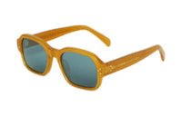 CELINE Acetate Irregular Shape Sunglasses Men's Yellow