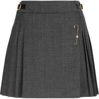 CELINE Buckle Detailed Pleated Skirt