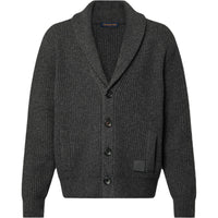 LOUIS VUITTON Cashmere Blend Shawl Collar Cardigan