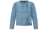 LOUIS VUITTON Double-Breasted Denim Jacket