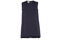 MIU MIU SS22 Sleeveless Dress Women's Dark Blue