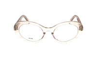 CELINE Acetate Oval Eyeglass Frames Women's Transparent Pink