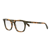 CELINE Acetate Metal Square Eyeglass Frames Women's Brown