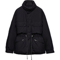 PRADA SS25 Down Jacket Men's Black