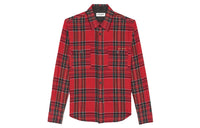 SAINT LAURENT Shirts Men Red