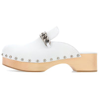 MIU MIU Wrap-toe Slippers Women's White