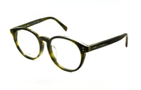CELINE Acetate Oval Eyeglass Frames Unisex Green