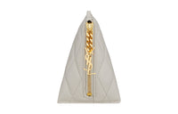 SAINT LAURENT Lambskin Coin Purse Small Size Women's White