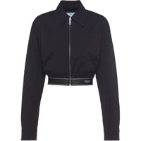 PRADA Cropped Coat Women's Black