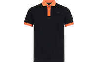 PRADA Polo Shirts Men Black Orange