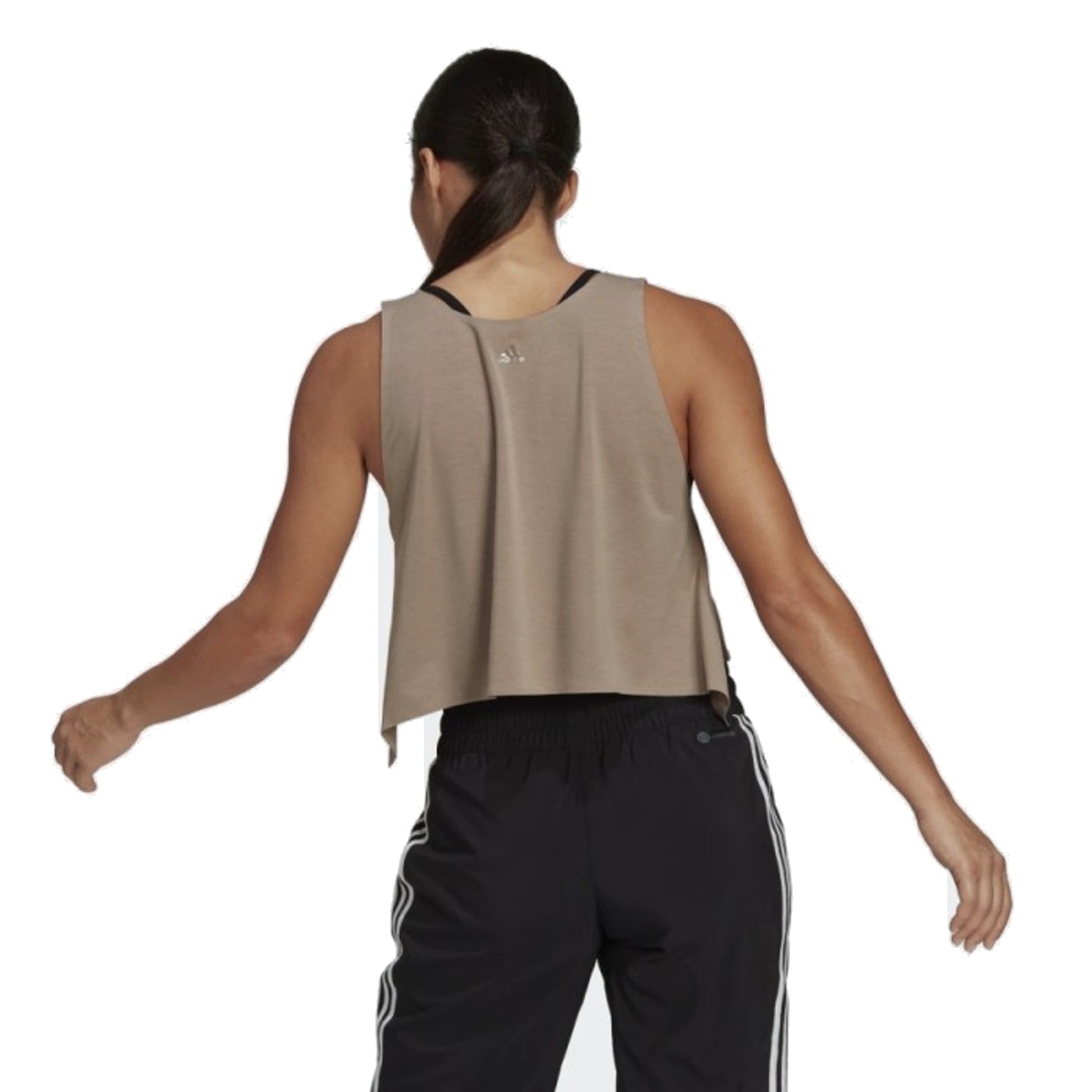 (WMNS) adidas Studio Novelty Reversible Back-to-Front Tank Top Asia Sizing 'Brwon' HB6289