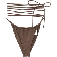 SAINT LAURENT Tie Bikini Bottoms