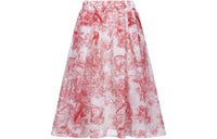 DIOR Casual Long Skirts Women's Pink