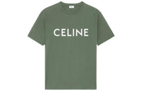 CELINE T-Shirt Men's Cream Green
