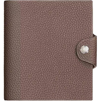 HERMES Ulysse Togo Calfskin Mini Storage Bag Unisex 18 Etoupe Elephant Gray