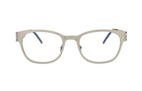 SAINT LAURENT - Irregular Shape Eyeglass Frames Women's White