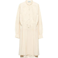 PRADA Gradient effect Silk Midi Dress