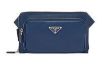 PRADA Prada Saffiano Leather Shoulder Bag Crossbody Bag Men's Bright Blue