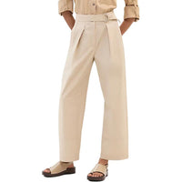 HERMES Casual Pants Women's Beige